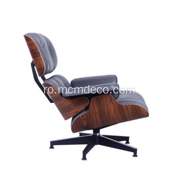 Scaun de zi Eames din piele pentru living Timeless